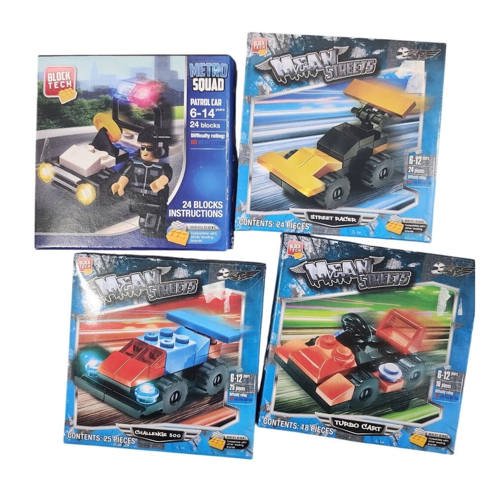 New Block Tech Vehicle building sets